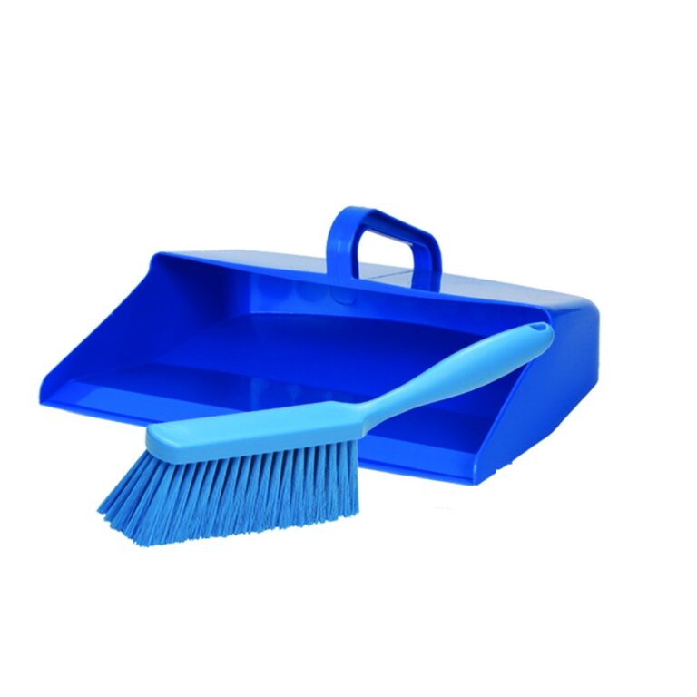 Vikan MS60 Dustpan with 4589 Medium Hand Brush Set in 4 Colours - Provac