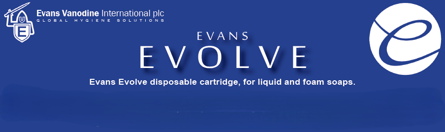 Evans Evolve Soap Refills and Dispensers