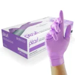 Violet Nitrile Powder Free Disposable Gloves (Box x100)