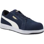 PUMA Safety Iconic Suede Navy Low S1PL ESD Shoe